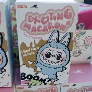 Exciting Macaron Vinyl Face Toy Blind Box Authentic Labubu
